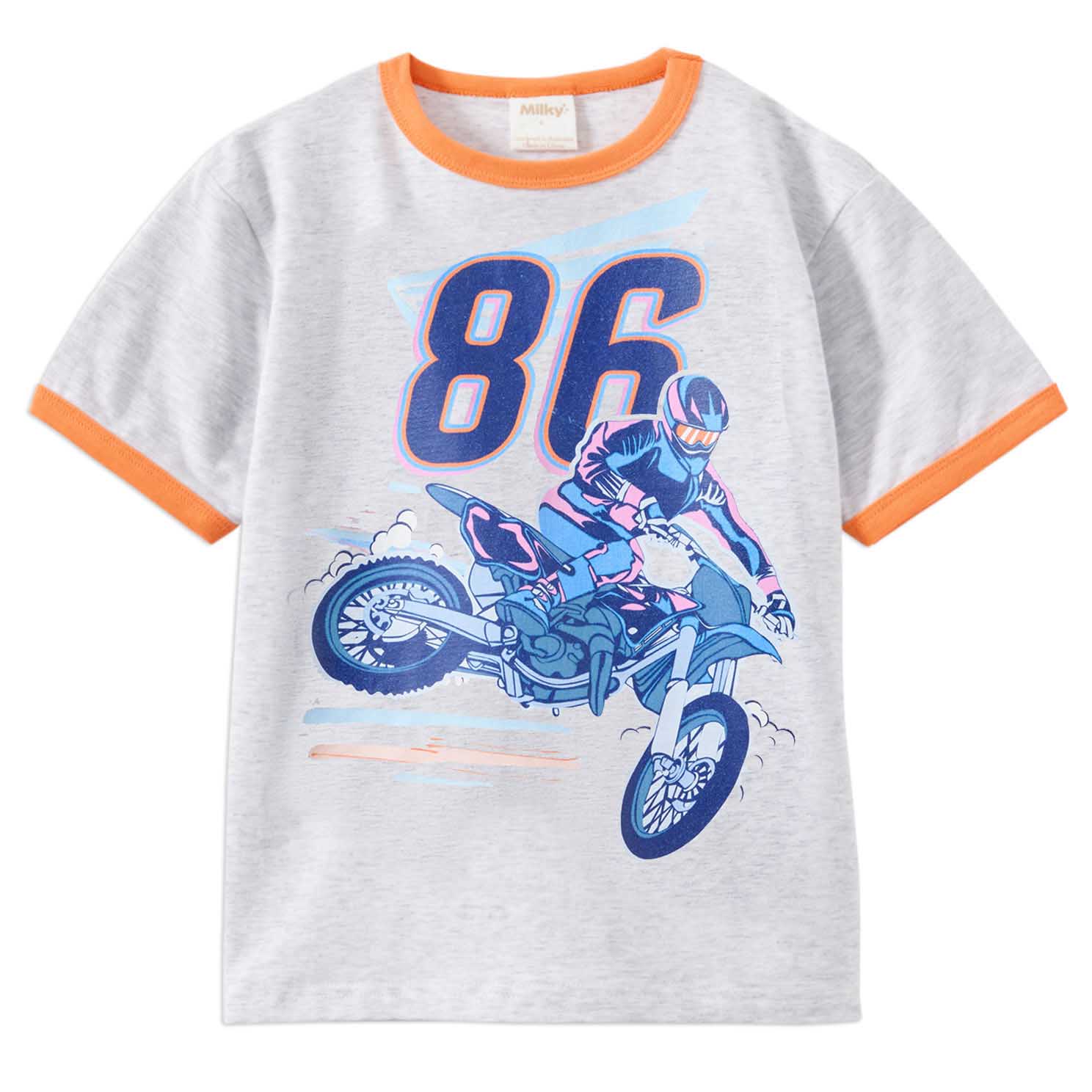 Milky Off Track Tee 2-7Y